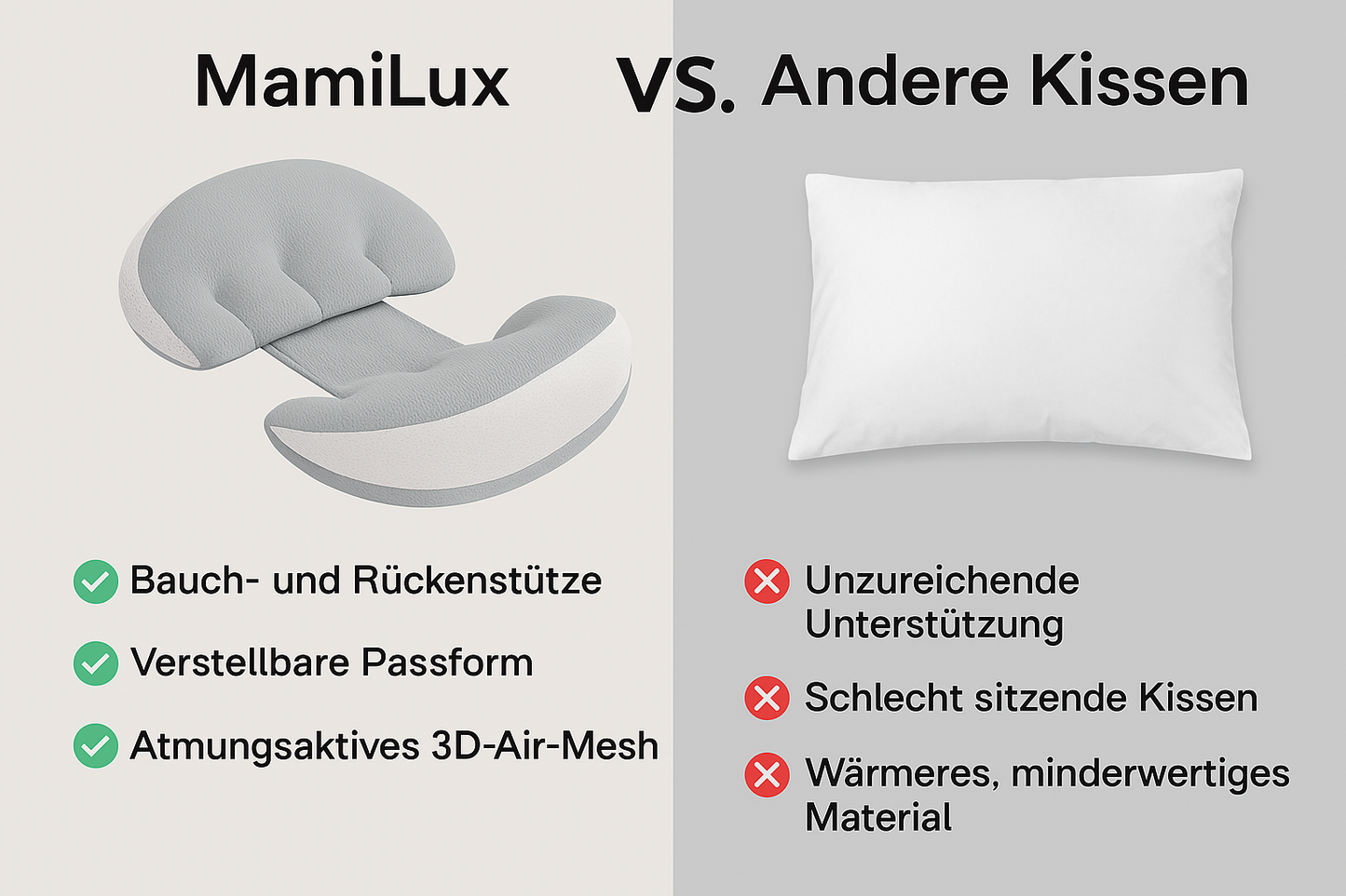 MamiLux - Endlich wieder schlafen trotz Babybauch!