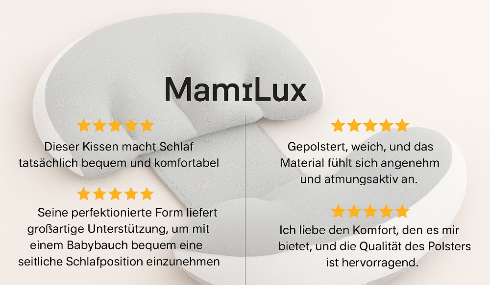 MamiLux - Endlich wieder schlafen trotz Babybauch!