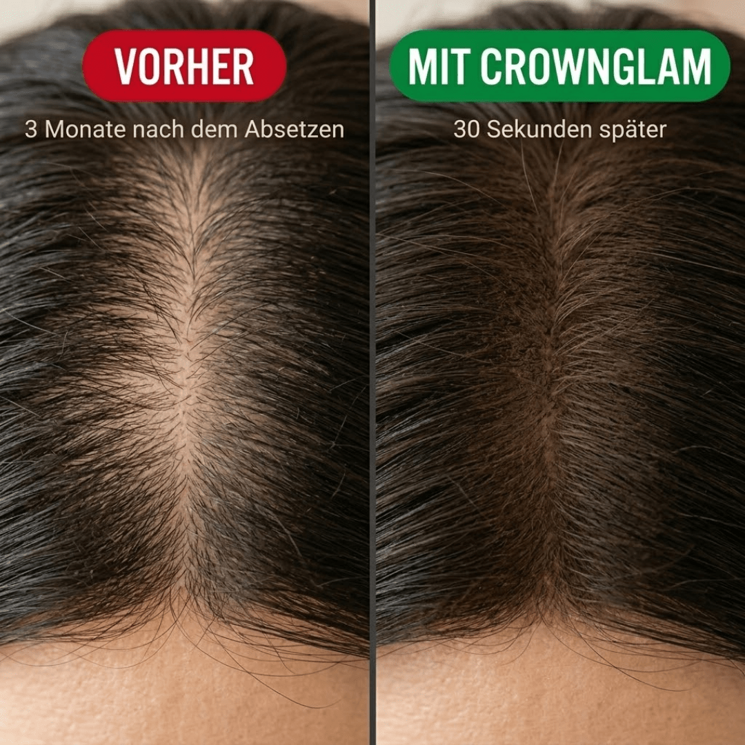 CrownGlam - Du hast die Pille abgesetzt. Dein Haar braucht noch Zeit. Wir überbrücken sie.
