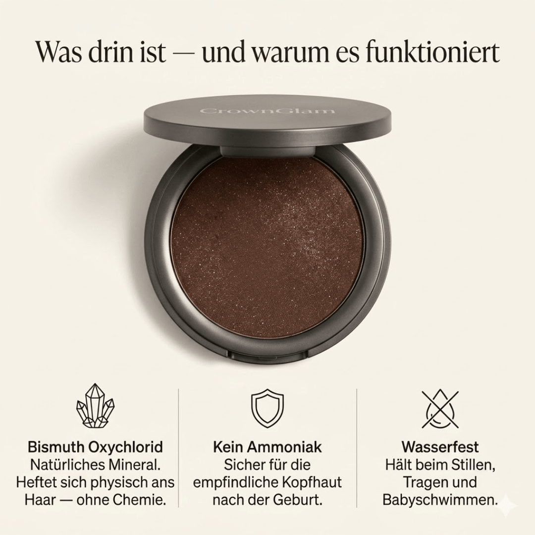 CrownGlam - Dein Haar nach der Geburt. Wieder dicht. In 30 Sekunden. - AYNERLA