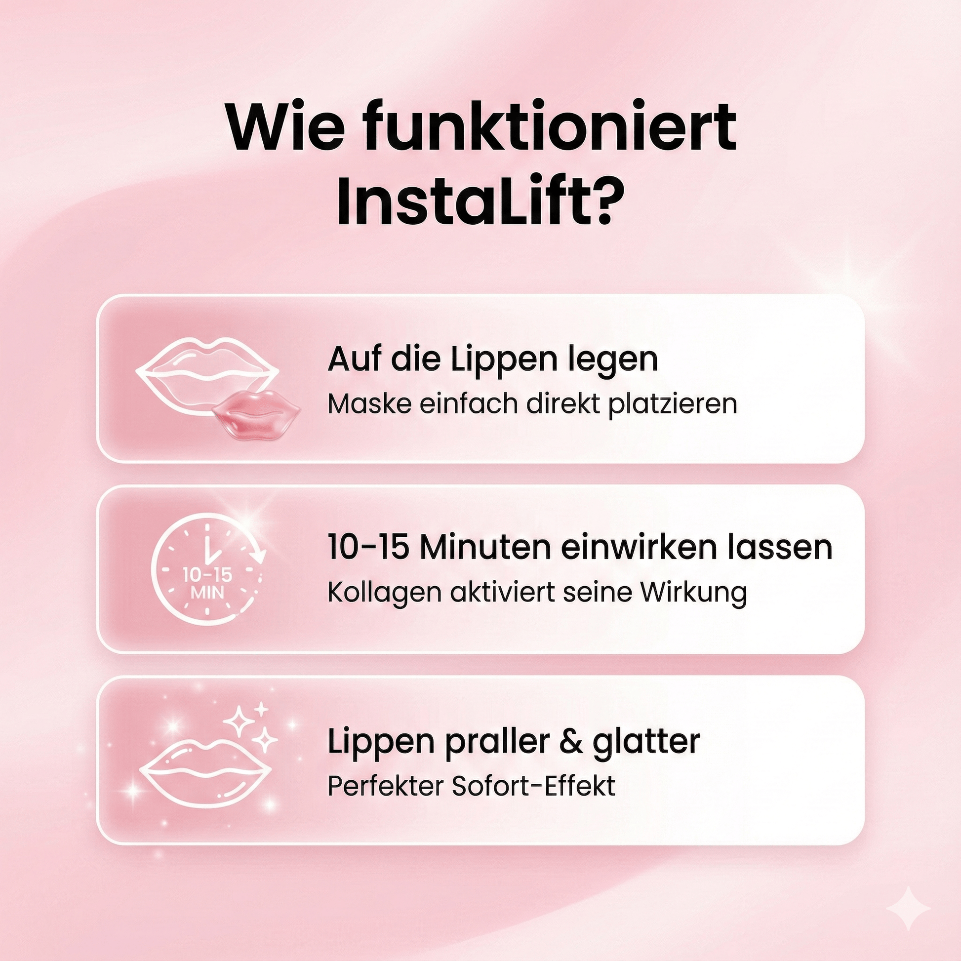 InstaLift Kollagen Lippenmaske 2.0 - AYNERLA